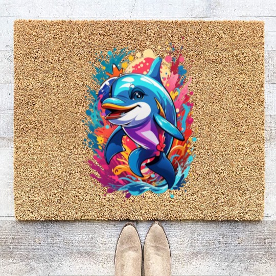 Song of the Sea (if the dolphin is vocalizing) Coir Doormats