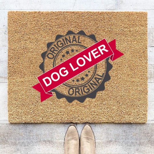 Original Dog lover Seal Coir Doormats