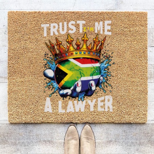 South african case i'm a lawyer, anti zionist idea Coir Doormats
