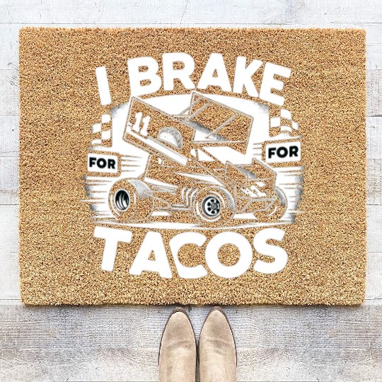Sprint Car Mom Dirt Track Racing Racing Race Day Coir Doormats