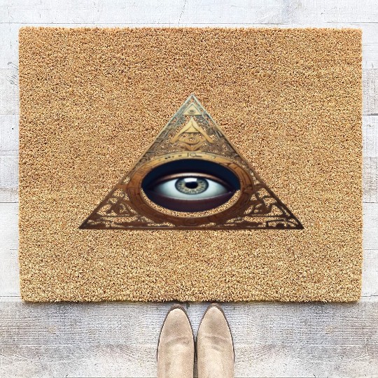 Picture with a conspiracy vibe. Coir Doormats