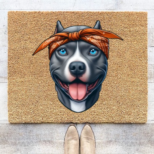 Pitbull The Gangster Coir Doormats