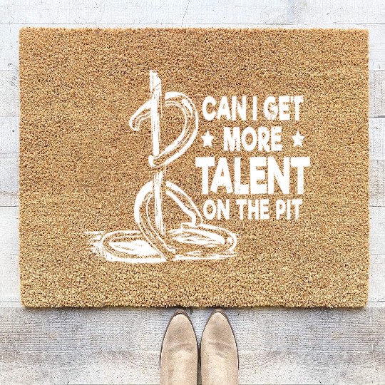 Funny Horseshoe Pitching Coir Doormats