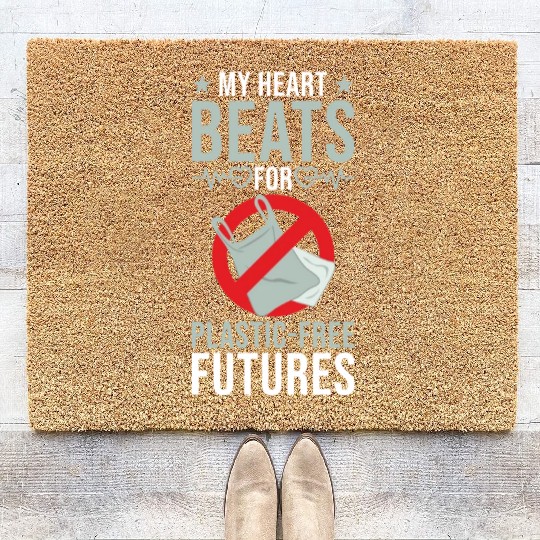 Environmental Activist Green Environment Plastic Coir Doormats