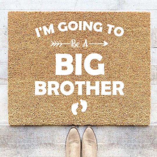 Baby and Birth Announcement I'am Going To Be A Coir Doormats