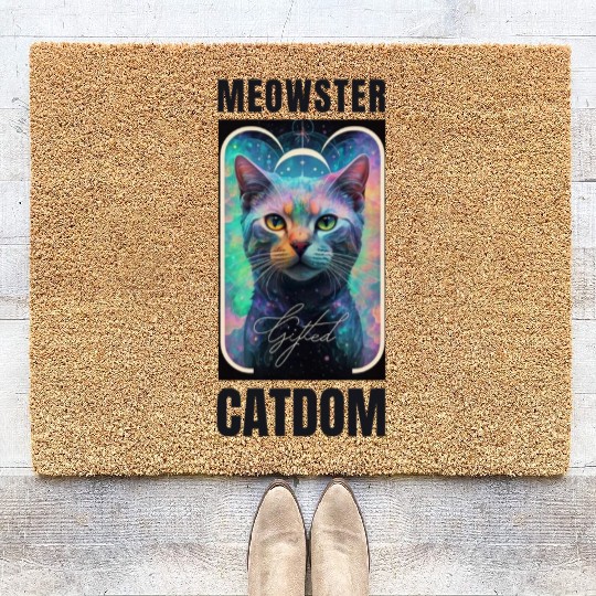 Cat Lovers, Catdom, Meow Meow Coir Doormats
