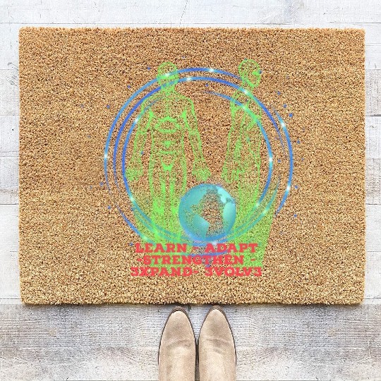 5 Steps to Growth (Evolution) Red Coir Doormats