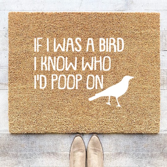 IF I WAS A BIRD Coir Doormats