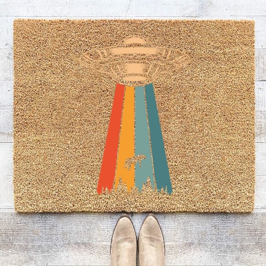 Alien Extraterrestrial Coir Doormats
