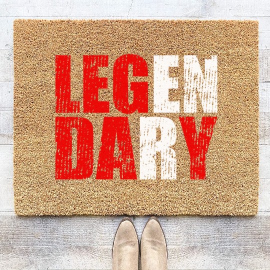 leg day gym funny workout bodybuilding Coir Doormats