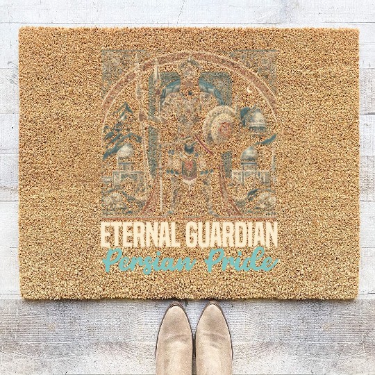 Persian Immortal Achaemenid Empire Persian Warrior Coir Doormats