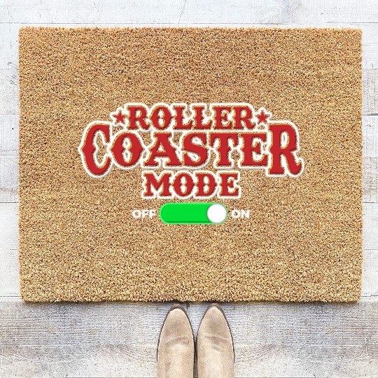 Roller Coaster Lover Coir Doormats