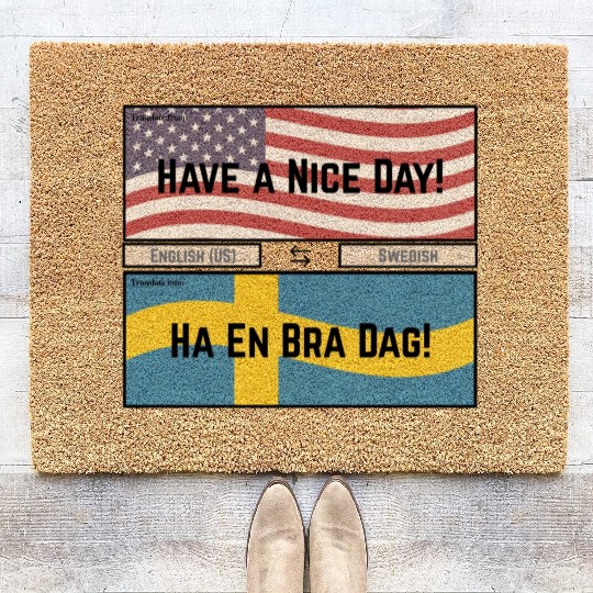 Have a Nice Day! Coir Doormats