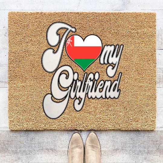 OmanI Love My Omani Girlfriend Coir Doormats