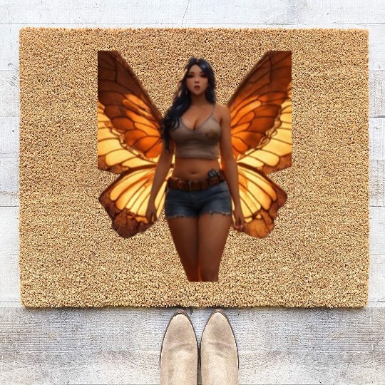 Fluttering Elegance: The Beautiful Butterfly Coir Doormats