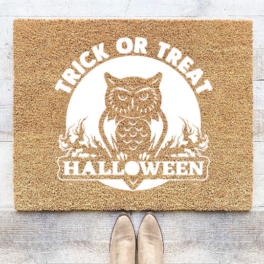 Trick Or Treat halloween Coir Doormats