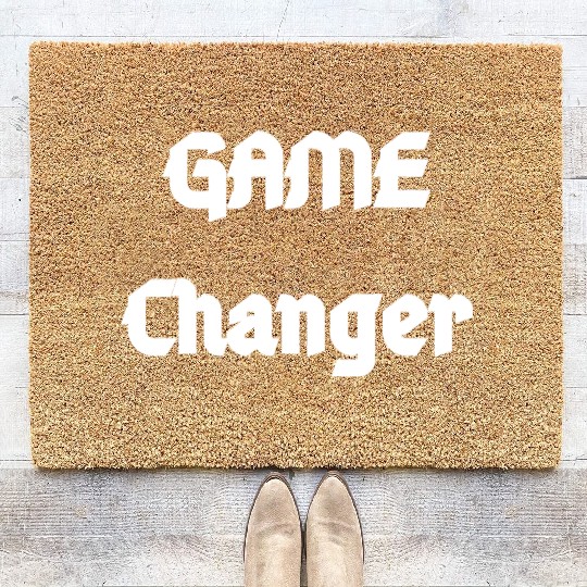 The Game Changer - The Champion is You Coir Doormats