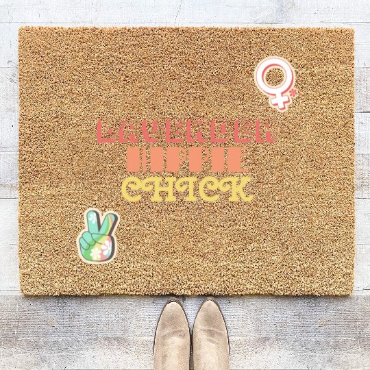 Aromatherapy Lavender Hippie Chick Coir Doormats