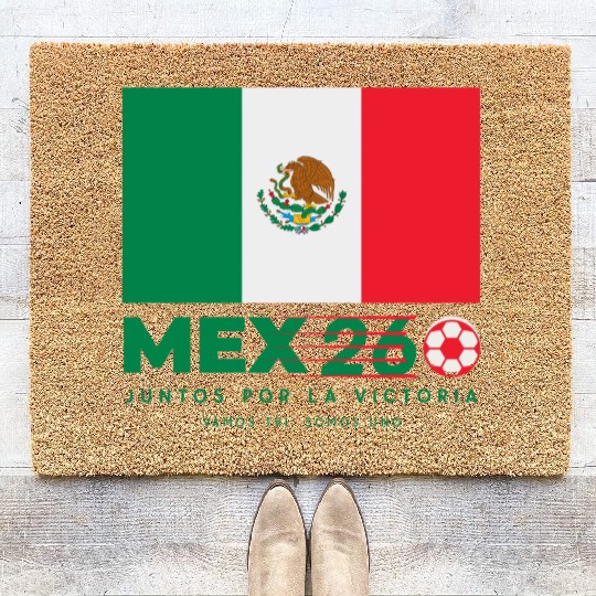 Mexico World Cup 2026 Coir Doormats Soccer