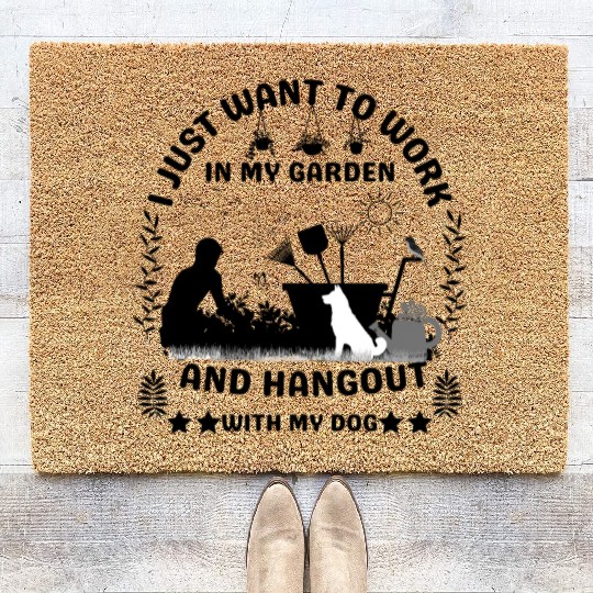 Garden Bliss: Uniting Dog Lovers and Green Thumbs! Coir Doormats