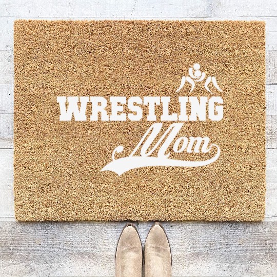 Wrestling Mom Passion Is Gift Best Design Cool Coir Doormats