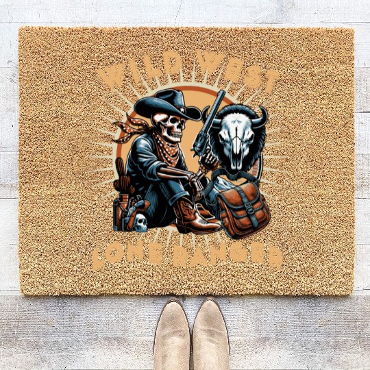 WILD WEST LONE RANGER Coir Doormats