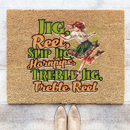 Irish Dance Jig Reel Slip Jig Hornpipe Treble Jig Coir Doormats