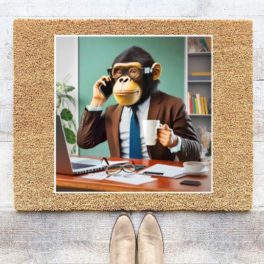 Monkey in business Coir Doormats