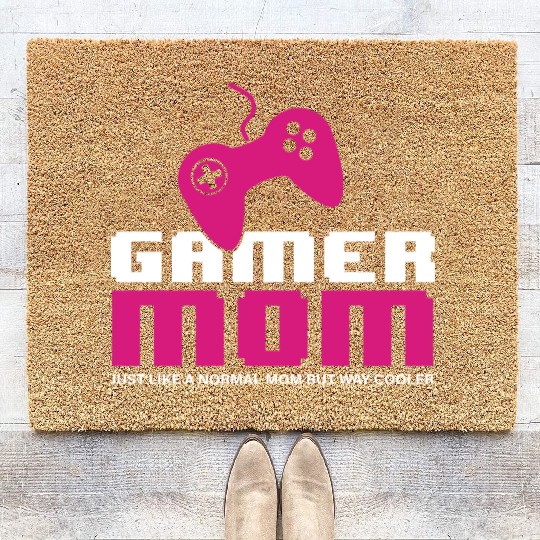 Gamer Mom Video Games Gaming Lover Mother Player Coir Doormats