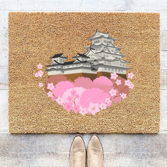 Cherry Blossom Coir Doormats