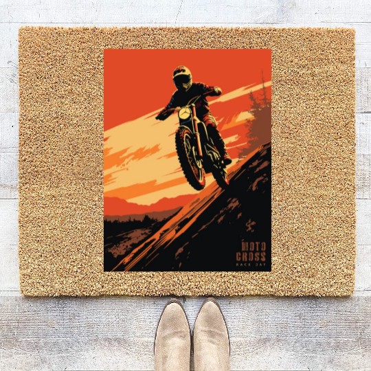 Sunset Motocross - Race Day Coir Doormats