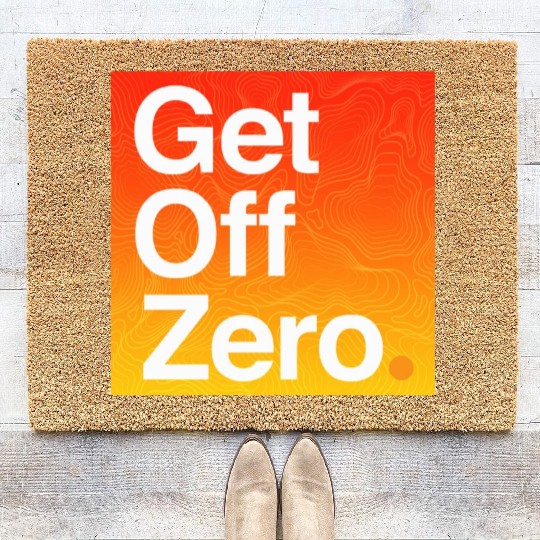 Get Off Zero! - Bitcoin (Edition 2 of 3) Coir Doormats