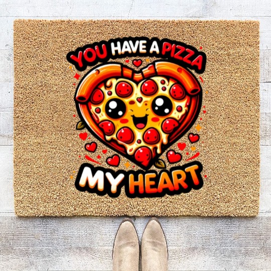 You Have a Pizza My Heart: Whimsical & Cheesy Coir Doormats