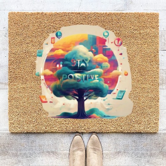 Stay positive Coir Doormats
