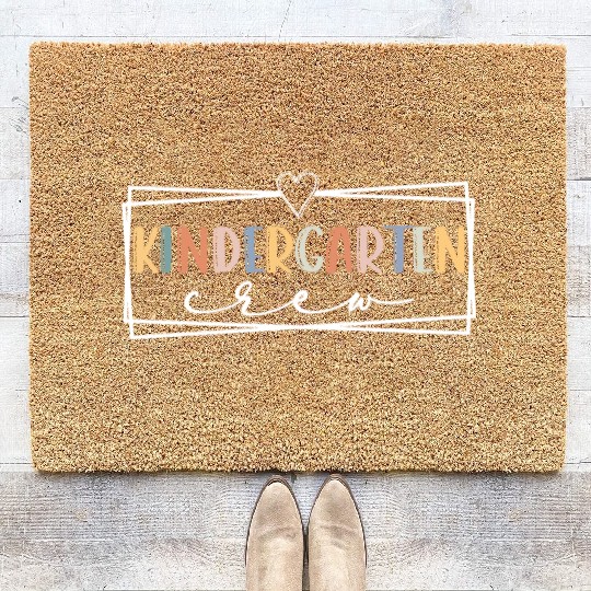 Kindergarten crew Kinder Teacher Team Kinder squad Coir Doormats