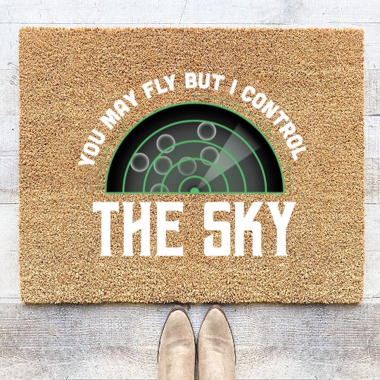 I Control Sky Air Traffic Professionals Gift Coir Doormats