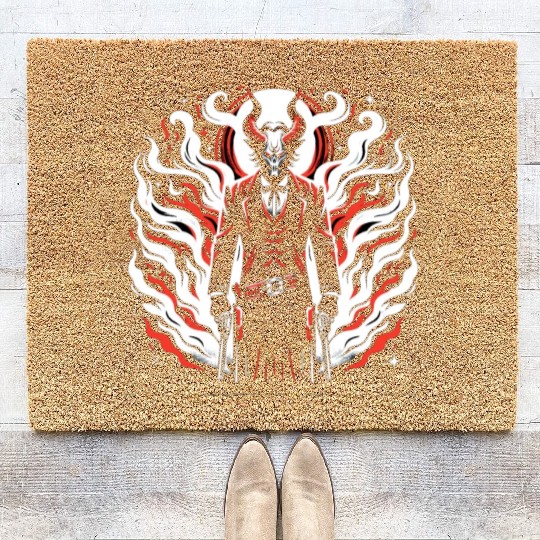 Cowboy Barn Bull Rider Rodeo Country Western Gift Coir Doormats