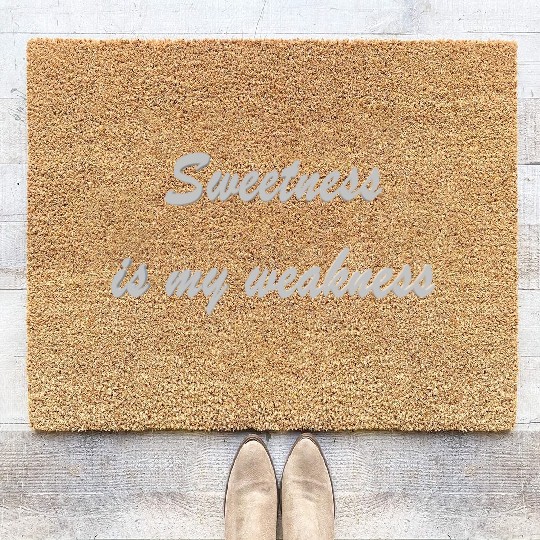 Sweetness is my weakness Coir Doormats