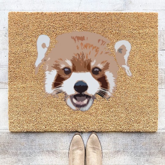 Red Panda Surprise Coir Doormats