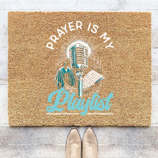 Gospel Music Religious Bible Scripture Christian Coir Doormats