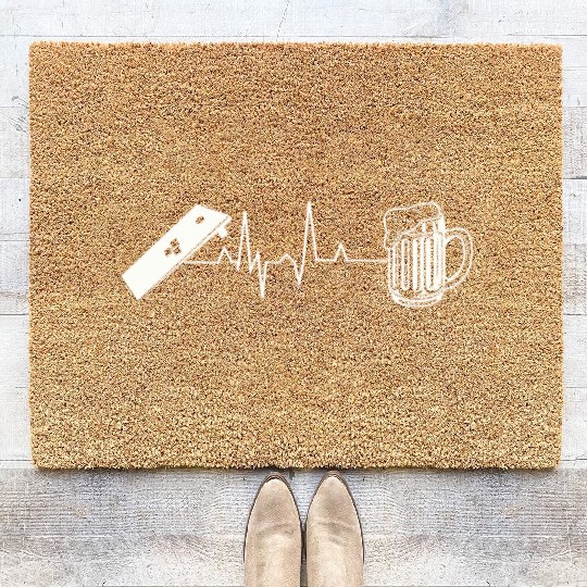 Cornhole Lawn Game Coir Doormats