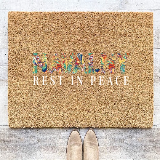 Navalny rest in peace Coir Doormats