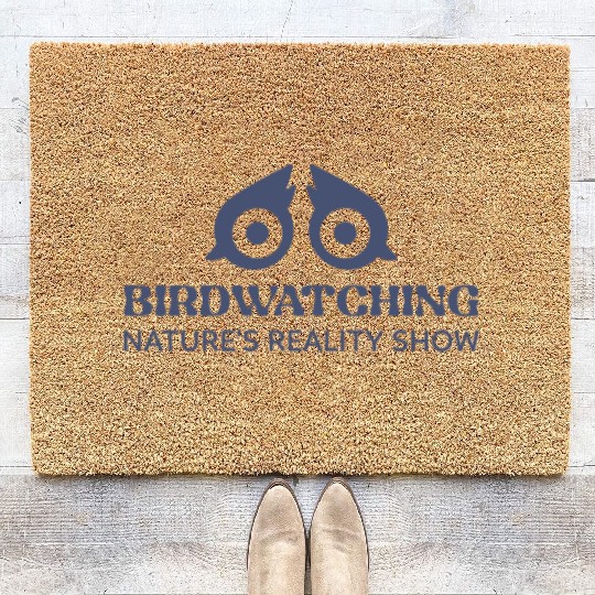 BIRDWATCHING NATURES REALITY SHOW Coir Doormats