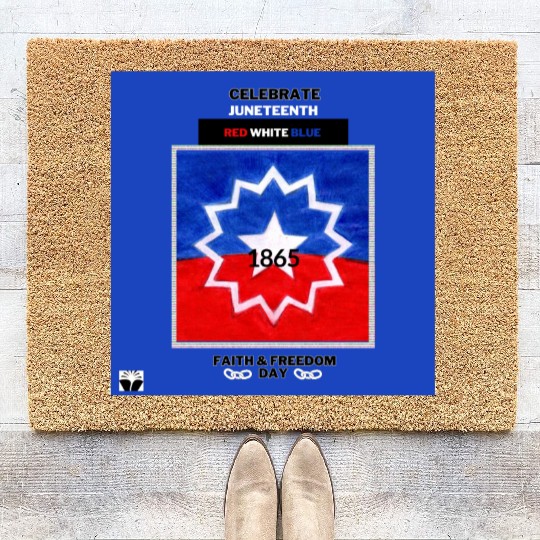 Celebrate Juneteenth: The Red White & Blue Coir Doormats