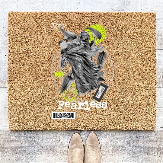 WHYTE - STREET WEAR URBAN STYLE "FEARLESS" Coir Doormats