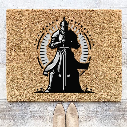 Choose Peaceful Battle | Serene Warrior Design Coir Doormats