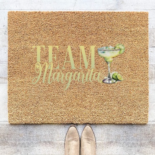 Team Margarita Tequila Stag Party Coir Doormats