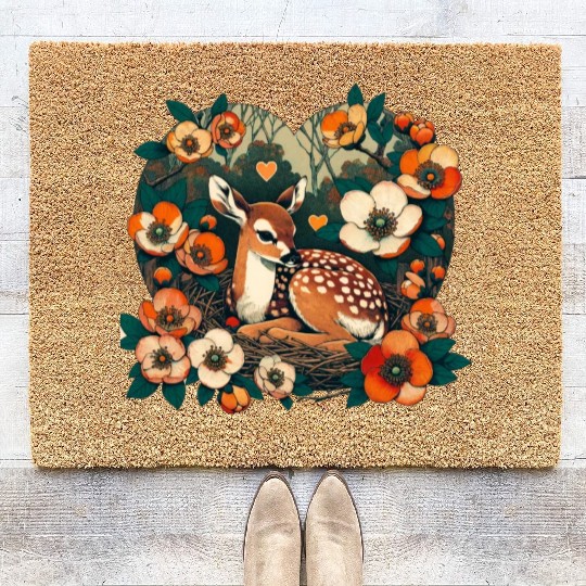 Spring Fawn Coir Doormats