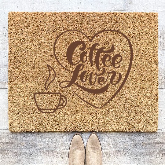 Coffee lover (pd66) Coir Doormats
