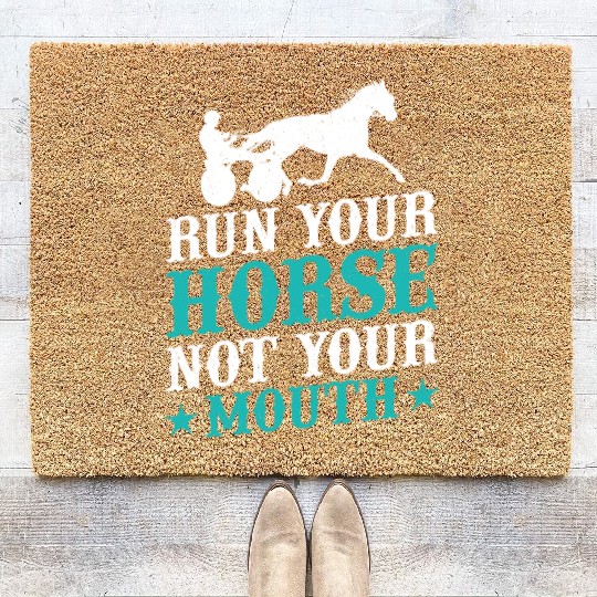 Harness Racing Equestrian Jockey Coir Doormats